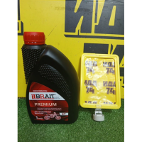 Масло BRAIT PREMIUM SCOOTER 4T SAE 10W40 API SJ JACO MA-2 полусинтетическое для скутеров 1л