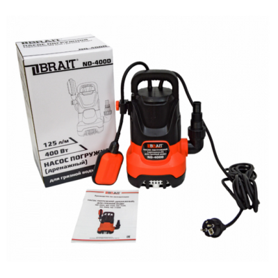 Насос дренажный погружной ND-400D Brait